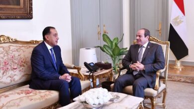 الرئيس عبد الفتاح السيسي يرحب بمبادرة الرئيس الأمريكي ترامب لوقف الحرب في غزة، ويؤكد دعم مصر لتعزيز المساعدات الإنسانية والتنسيق الدولي لضمان استقرار المنطقة وحماية الشعب الفلسطيني.