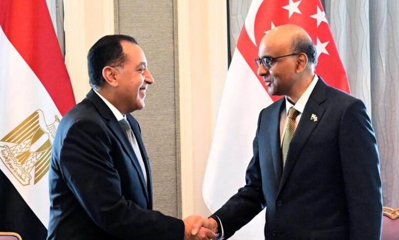 مصر وسنغافورة يوقعان 7 مذكرات تفاهم لاستكشاف اتفاقية تجارة حرة