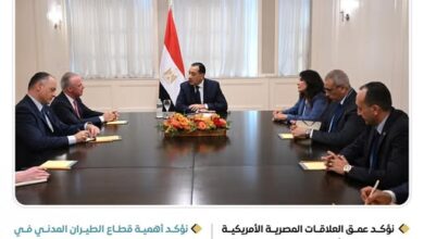 مدبولي يلتقي رئيس شركة "بوينج" ويؤكد شراكتها الاستراتيجية مع قطاع الطيران المصري