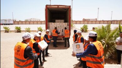 البنك الأهلي المصري يوزع 20 ألف كرتونة غذائية على الأسر الأولى بالرعاية بحلايب وشلاتين