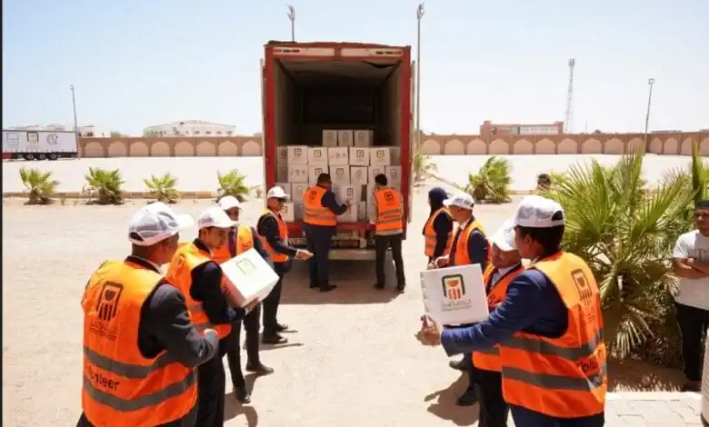 البنك الأهلي المصري يوزع 20 ألف كرتونة غذائية على الأسر الأولى بالرعاية بحلايب وشلاتين