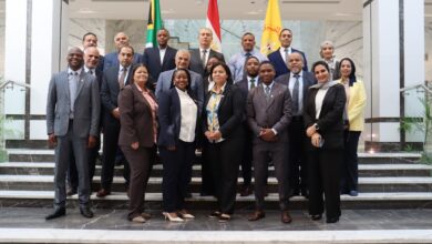 البنك المركزي المصري يستقبل وفد جنوب إفريقيا للتعرف على تجربة دار الطباعة ومركز النقد بالعاصمة الإدارية