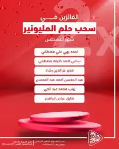 بنك أبوظبي التجاري مصر يكشف عن 16 فائزًا في حملة "شهاد المليونير"