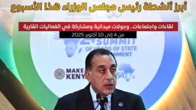 رئيس الوزراء يطلق الاستراتيجية القومية للحرف اليدوية ويترأس وفد مصر في قمة الكوميسا