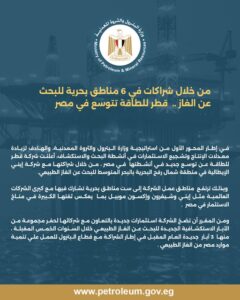 قطر للطاقة تتوسع في مصر بالشراكة مع «إيني» لحفر آبار غاز جديدة بالبحر المتوسط