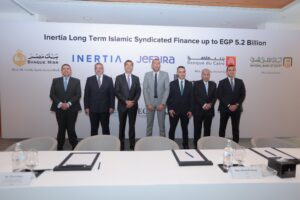 تحالف مصرفي من خمسة بنوك يمنح تمويل إسلامي مشترك -مضاربة - بقيمة 5.2 مليار جنيه لصالح شركة انرشيا للتنمية العقارية لمشروع جيفيرا برأس الحكمة بالساحل الشمالي