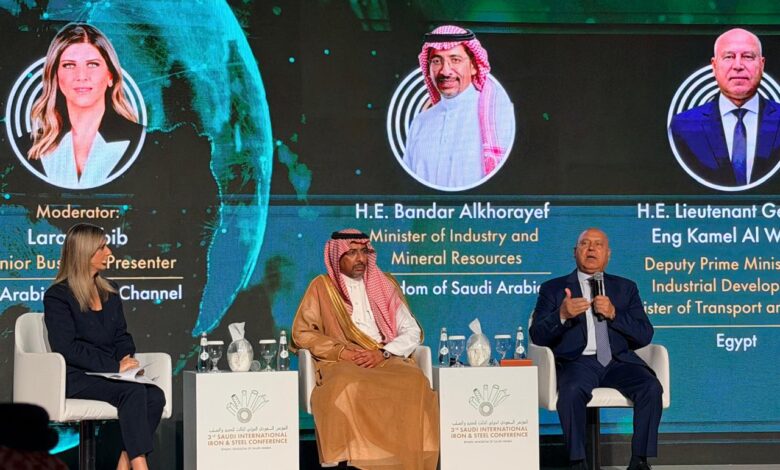 الوزير: تعاون مصر والسعودية في صناعة الصلب نموذج للتكامل الإقليمي وتعزيز الأمن الصناعي