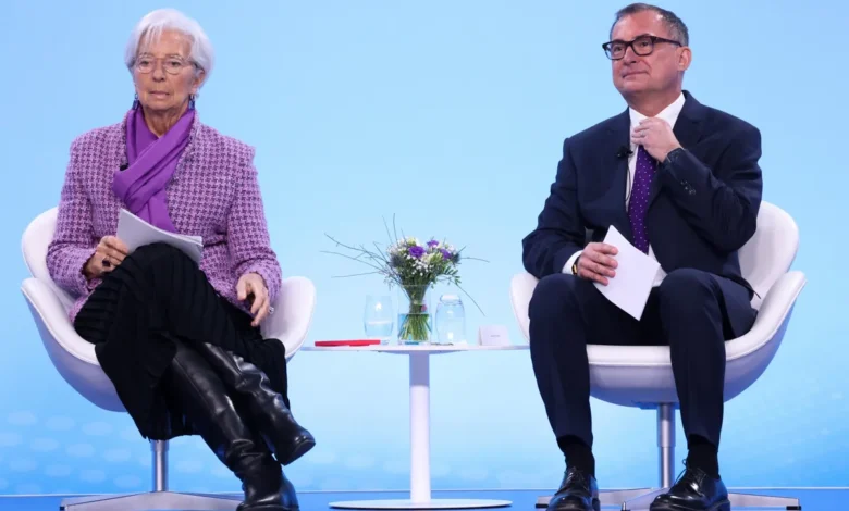 لاغارد وناجل يحذران: المخاطر الاقتصادية في أوروبا أكبر من التضخم