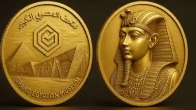 طرح عملات تذكارية ذهبية وفضية للمتحف المصري الكبير بأسعار رسمية