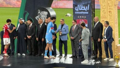 محمد الأتربي يسلم الجوائز في NBE Super Cup 2025 ويكشف تصميم الكأس الجديد
