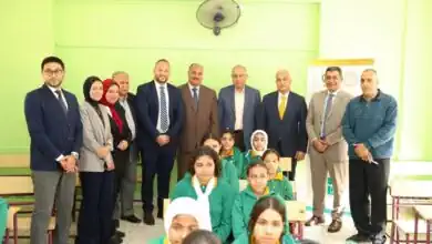 البنك الأهلي المصري يفتتح مدرسة السلام الإعدادية بمحافظة المنيا