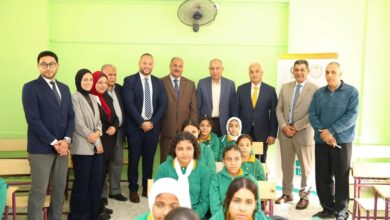 البنك الأهلي المصري يفتتح مدرسة السلام الإعدادية بمحافظة المنيا