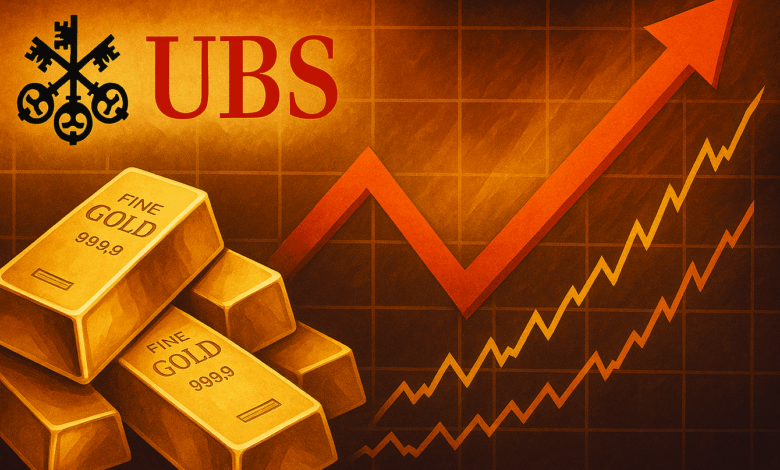 بنك UBS يتوقع ارتفاع الذهب إلى 4900 دولار مع تزايد المخاطر المالية والسياسية
