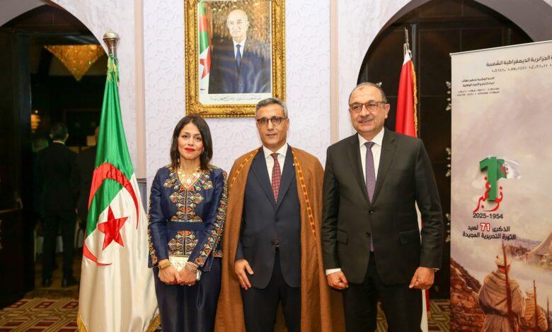 احتفالية سفارة الجزائر بالقاهرة تشهد حضورًا رسميًا مصريًا واسعًا في ذكرى الثورة التحريرية