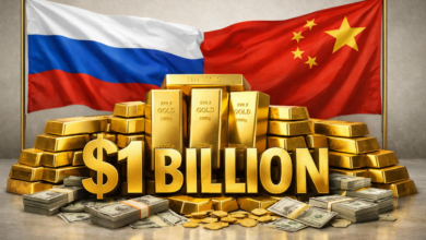 أكبر صفقة ذهب ثنائية في التاريخ: الصين تشتري 961 مليون دولار من روسيا