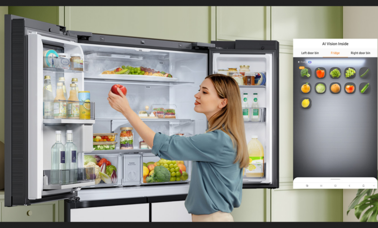 ثورة سامسونج: ثلاجة AI بتقنية جوجل جيميني تتعرف على الطعام وتدير المخزون في 2026