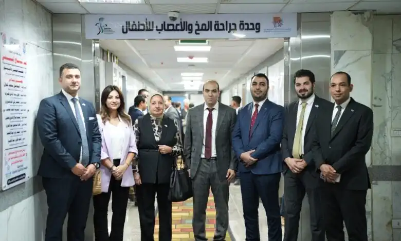مؤسسة البنك التجاري الدولي تفتتح مركز جراحة المخ والأعصاب للأطفال بمستشفى جامعة أسوان