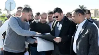 شريف الشربيني يتفقد مشروعات مارينا 8 ويطور مدخل مارينا 5