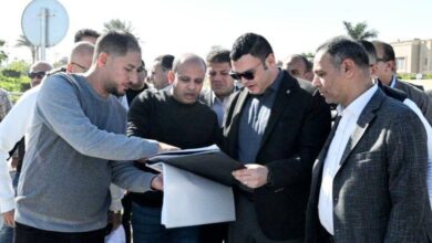 شريف الشربيني يتفقد مشروعات مارينا 8 ويطور مدخل مارينا 5