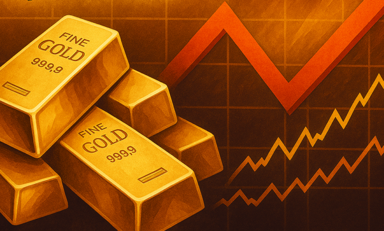 الفيدرالي الأمريكي يعلن التيسير الكمي ويدفع الذهب لمستويات قياسية