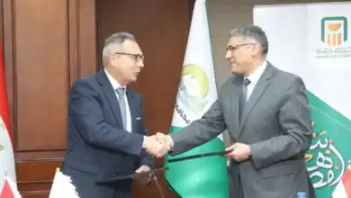 البنك الأهلي المصري يوقع بروتوكول دعم الصناعات بالمناطق الصناعية بالجيزة