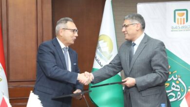 البنك الأهلي المصري يوقع بروتوكول دعم الصناعات بالمناطق الصناعية بالجيزة