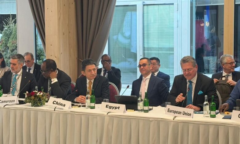 حسن الخطيب في دافوس 2026: مصر تدعو إصلاح منظمة التجارة العالمية