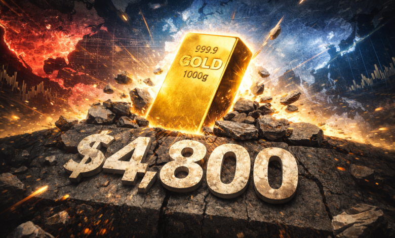 ترامب يهدد غرينلاند ويُشعل حرب تعريفات مع أوروبا.. الذهب يقفز فوق 4866 دولارًا 