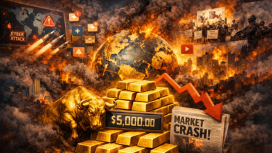 الذهب يستقر عند 5000 دولار..توقعات وصوله إلى 6500 دولار في 2026