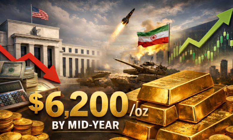 بنك يو بي إس يرفع توقعاته للذهب إلى 6200 دولار بحلول منتصف 2026