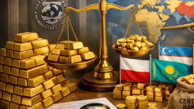 مجلس الذهب العالمي: البنوك المركزية تشتري 19 طنًا من الذهب في ديسمبر