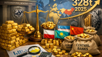 مجلس الذهب العالمي: البنوك المركزية اشترت 328 طن ذهب في 2025 رغم ارتفاع الأسعار