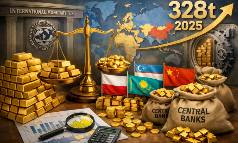 مجلس الذهب العالمي: البنوك المركزية اشترت 328 طن ذهب في 2025 رغم ارتفاع الأسعار