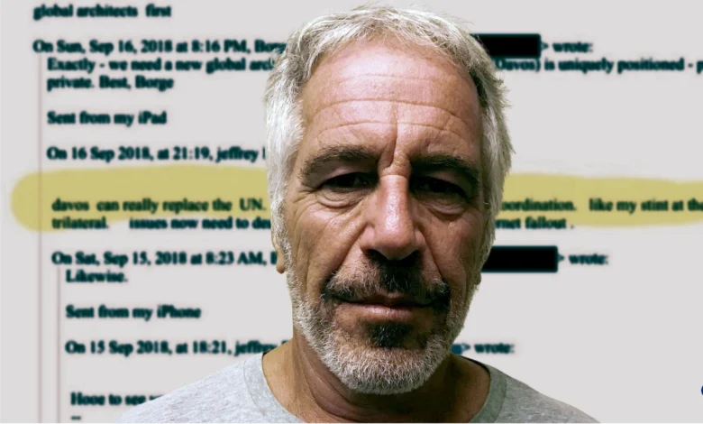 رسائل إبستين المكشوفة: مناقشات مع رئيس دافوس لاستبدال الأمم المتحدة