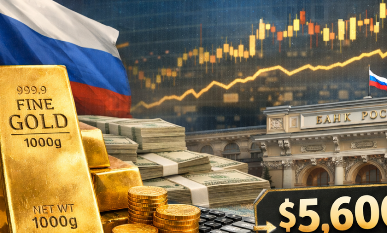 بنك فرنسي: الذهب يستهدف 5800 دولار مع تصعيد توترات أمريكا-إيران