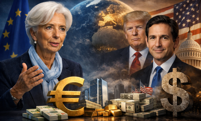 لاغارد ترحب بترشيح وارش للفيدرالي وتنتقد ضمنيًا سياسات ترامب