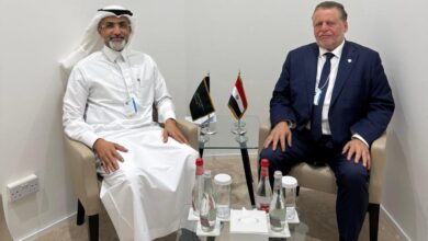 محافظ البنك المركزي يلتقي مدير صندوق النقد العربي بدبي لبحث التعاون الاقتصادي