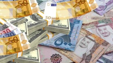 أسعار العملات العربية والأجنبية مقابل الجنيه المصري