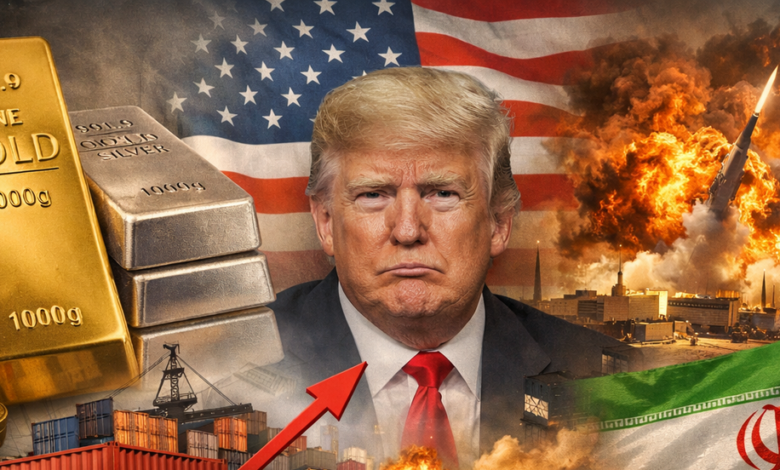 الذهب يتراجع إلى 5120 دولار للأونصة مع ارتفاع الدولار والنفط  بسبب الحرب الإيرانية