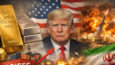 الذهب يتراجع 0.7%محققا 5136 دولار بسبب تصعيد الحرب الإيرانية