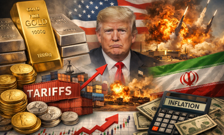 الذهب يفقد بريقه خاسرًا 4.3% ليسجل 5088 دولارًا بسبب تشبع شرائي وسط توترات إيران