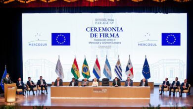  ميركوسور يوافق علي تنفيذ اتفاقية التجارة الحرة مع الاتحاد الأوروبي بعد موافقة البرازيلي