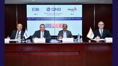 بنك QNB مصر يقود تحالفاً مصرفياً مع البنك التجاري الدولي وبنك البركة ـ مصر لتمويل شركة فليكس بي آي تي (إيجيبت) للصناعة بقيمة 119.4 مليون دولار أمريكي