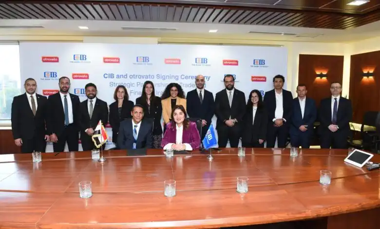 توقيع مذكرة تفاهم استراتيجية بين شركة أوتروفاتو والبنك التجاري الدولي (CIB) لتعزيز التجارة والحلول المالية في إفريقيا