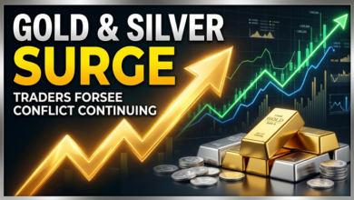 الذهب يقفز 50 دولارًا  والفضة تقترب من 90 دولار مع تصاعد التوترات في الشرق الأوسط