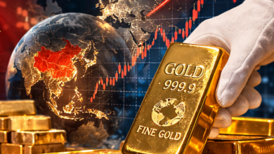 البنك المركزي الصيني يواصل شراء الذهب للشهر السادس عشر ليصل رصيده 74.2 مليون أونصة