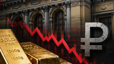 روسيا تبيع 21.8 طن ذهب لتمويل عجز الميزانية