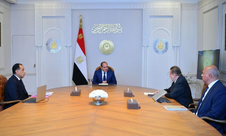 الرئيس السيسي يتابع استضافة مصر لاجتماعات أفريكسيم بنك في يوينو المقبل  