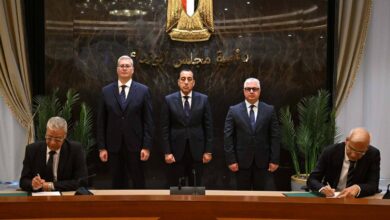 مدبولي يشهد توقيع عقد مصنع أسمدة فوسفاتية بتكلفة 525 مليون دولار في قناة السويس