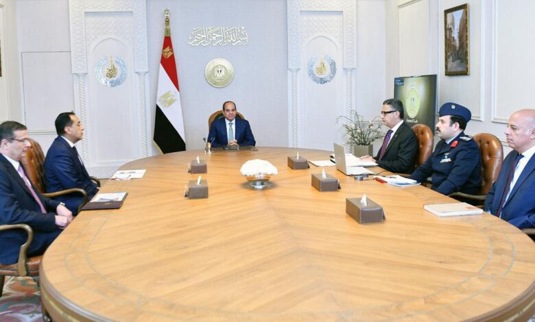 الرئيس السيسي يتابع منظومة الأمن الغذائي.. أرصدة القمح والسكر عند مستويات مطمئنة